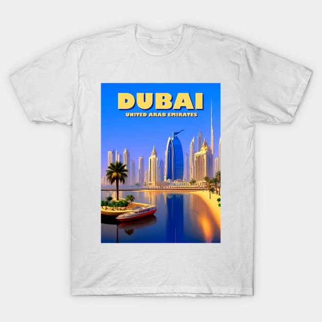 Dubai - United Arab Emirates T-Shirt by AbundanceSeed